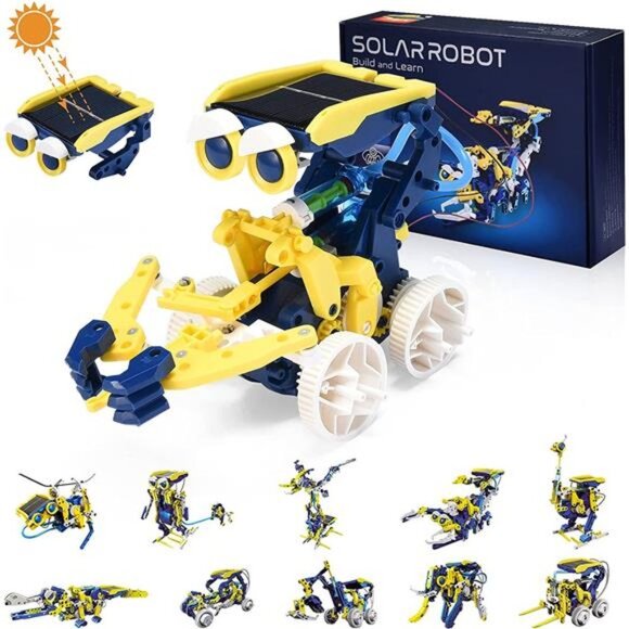 STEM Projects for Kids Ages 8-12, OUTOGO Solar Robot Toys for 8 9 10 Years